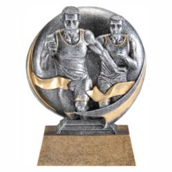 Mx 3D Track (male) Resin Award, 5" High