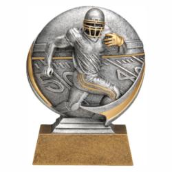 Mx 3D Football Resin Award, 5" High