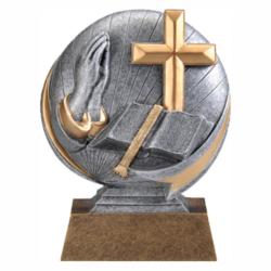 Mx 3D Religion Resin Award, 5" High