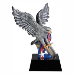 Mx Eagle Resin Award, 3.25" wide x 7.5" tall x 3.25" deep