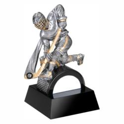 Mx Hockey Resin Award, 3.25" wide x 7.5" tall x 3.25" deep