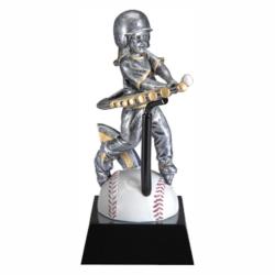 Mx T-ball (female) Resin Award, 3.25" wide x 7.5" tall x 3.25" deep