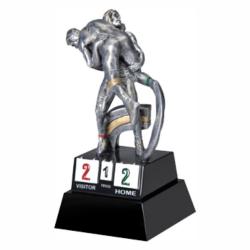 Mx Wrestling Resin Award, 3.25" wide x 7.5" tall x 3.25" deep