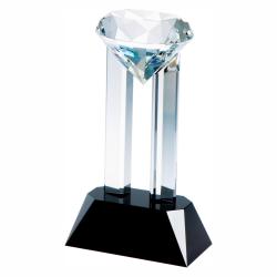 Venus Diamond Crystal Award, 5" wide x 9" tall x 2.75" deep