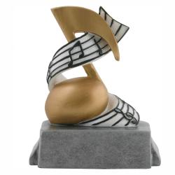 Music Classic Resin, limited quantities available please call, 3.44" wide x 4" tall X 3.44" deep