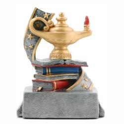 Lamp of Knowledge Classic Resin, limited quantities available please call, 3.44" wide x 4" tall X 3.44" deep