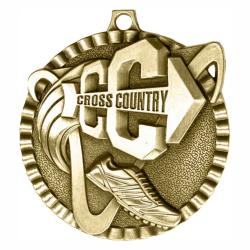Cross Country V Series Medal, 2"