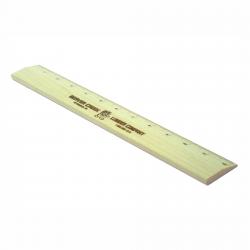 Wooden 12" Ruler, maple wood shown, 12" wide x .25" tall x 1.5" deep