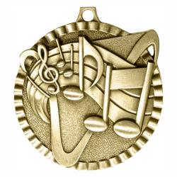 Music V Series Medal, 2"
