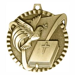 Religion V Series Medal, 2"