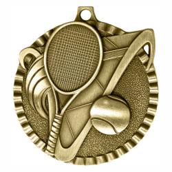 Tennis V Series Medal, 2"