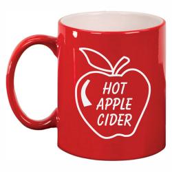 11oz Red Ceramic Mug