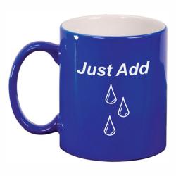 11oz Blue Ceramic Mug