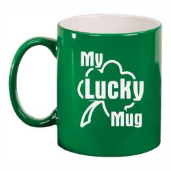 11oz Green Ceramic Mug