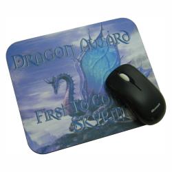 Fabric Mouse Pad award, 9.25" wide x 7.75" tall x .25" deep