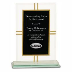 Contemporary Glass 4 Point Award, 8.5" High