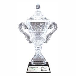 Crystal Trophy Vase, limited quanties, call before ordering, 15.25" High