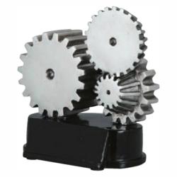 5" Gears Resin Trophy, 5" High
