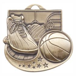 Basketball Star Blast II Medal, 2"