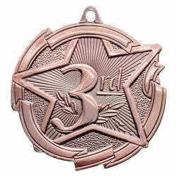 3rd Place Star Medal, 2.375"