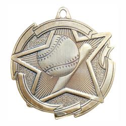Baseball Star Medal, 2.375"