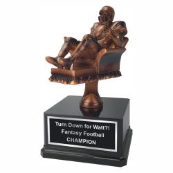 12" Fantasy Football Armchair Quarterback award
