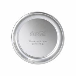 PEWTER CIRCLE TRAY - SMALL