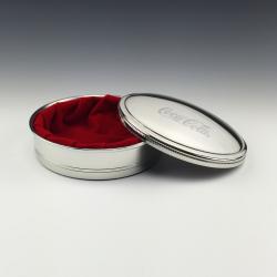 ROUND SALISBURY PEWTER BOX - LARGE