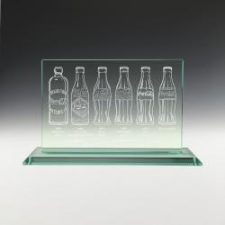 EVOLUTION OF CONTOUR BOTTLE JADE GLASS