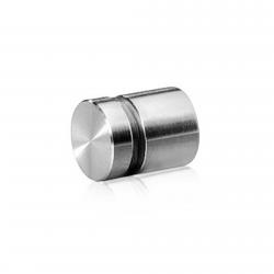 5/8" Satin Stainless Steel Standoff, 5/8" Diameter, 1/2" Standoff