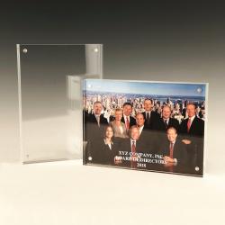 Magnetic Acrylic Photo Frame, 6" wide x 8" tall x 1" deep