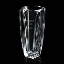 Marseille Non-lead Crystal Vase, 11"