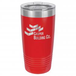 20oz. Red Polar Camel Tumbler, 3.375" wide x 6.875" tall