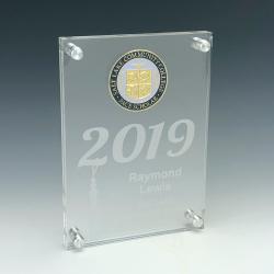 5" x 7" Acrylic Medallion Case, 5" wide x 7" tall x .5" deep