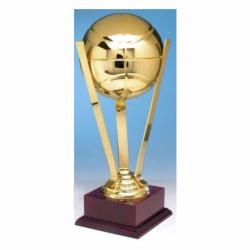23" Gold Tripod Basketball award, 23" High