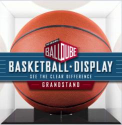 Basketball Clear Square Holder, limited quantities available, 9.75" wide x 9.75" tall x 9.75" deep