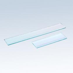 Clear Glass Ruler, 6.25" wide x .19" tall x 2" deep