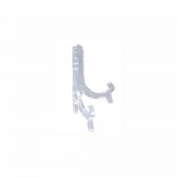 4 1/2" Clear Plastic Easel, 4.5" tall