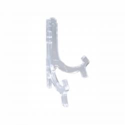 6 1/2" Clear Plastic Easel, 6.5" tall