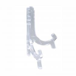 7 1/2" Clear Plastic Easel, 7.5" tall