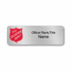 3 X 1 SILVER OFFICER BADGE