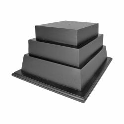 10.375" Black Square Perpetual Base, 15" wide x 10.375" tall